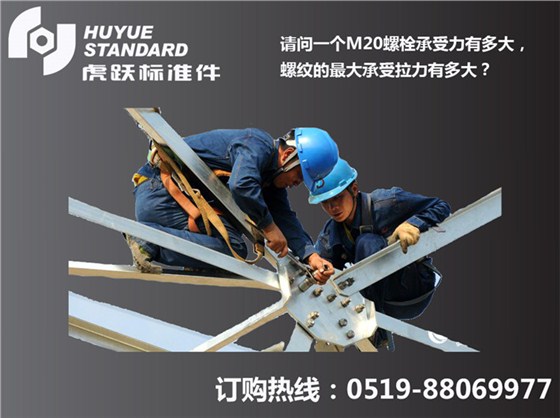 请问一个M20螺栓承受力有多大，螺纹的最大承受拉力有多大